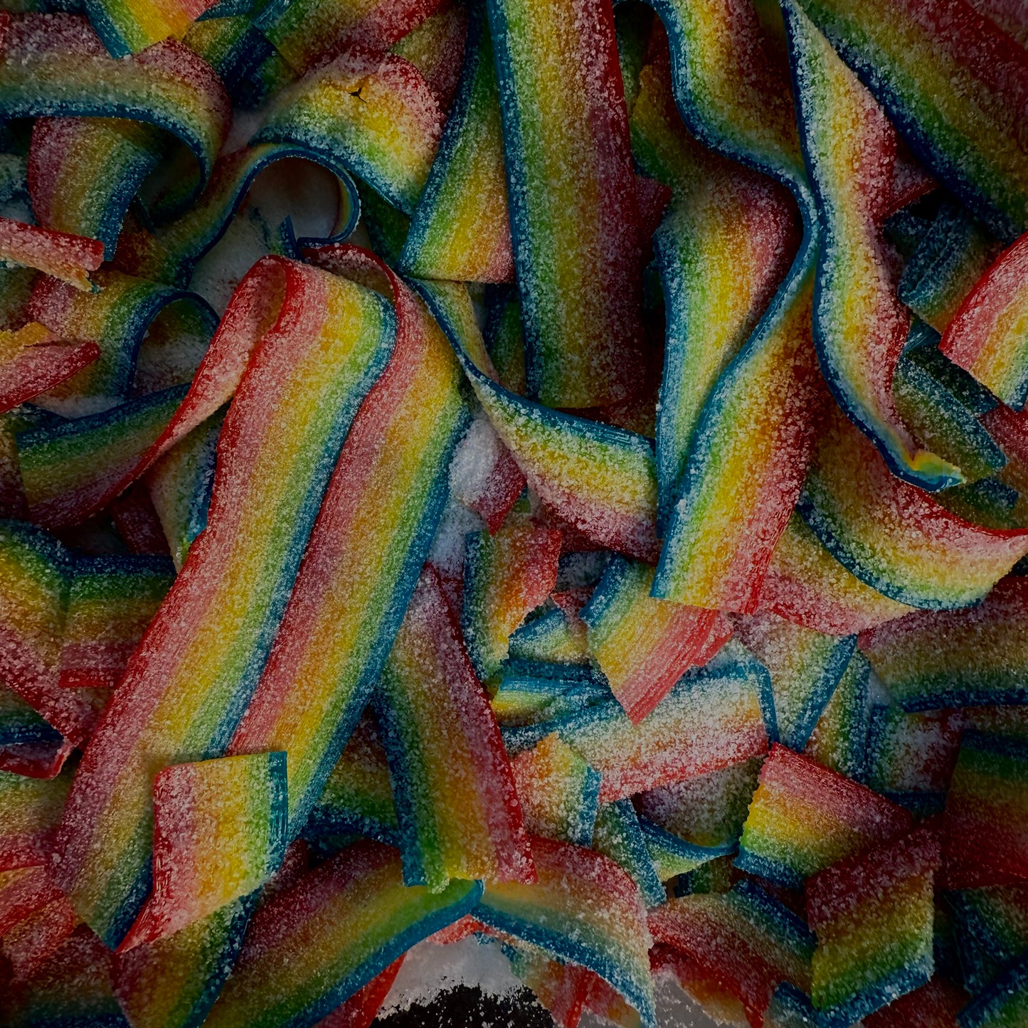 Żelki Kolorowe Paski Kwaśne