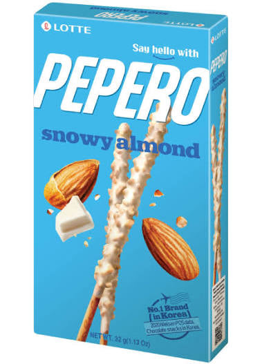 Lotte Pepero Snowy Almond