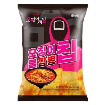 NETFLIX SQUID GAME SPICY JJAMPPONG CHIPS