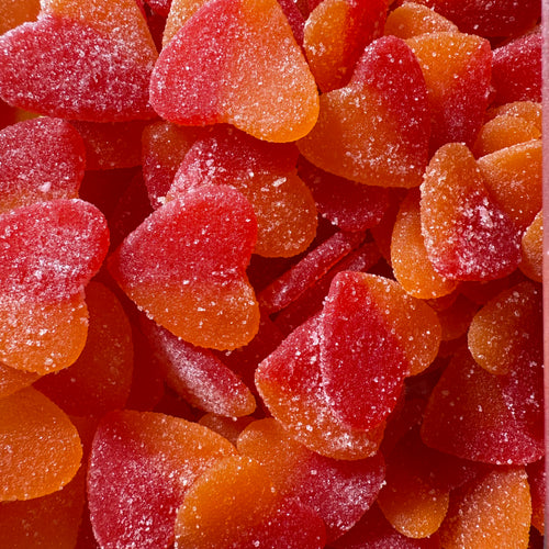 Żelki Serca Brzoskwiniowe