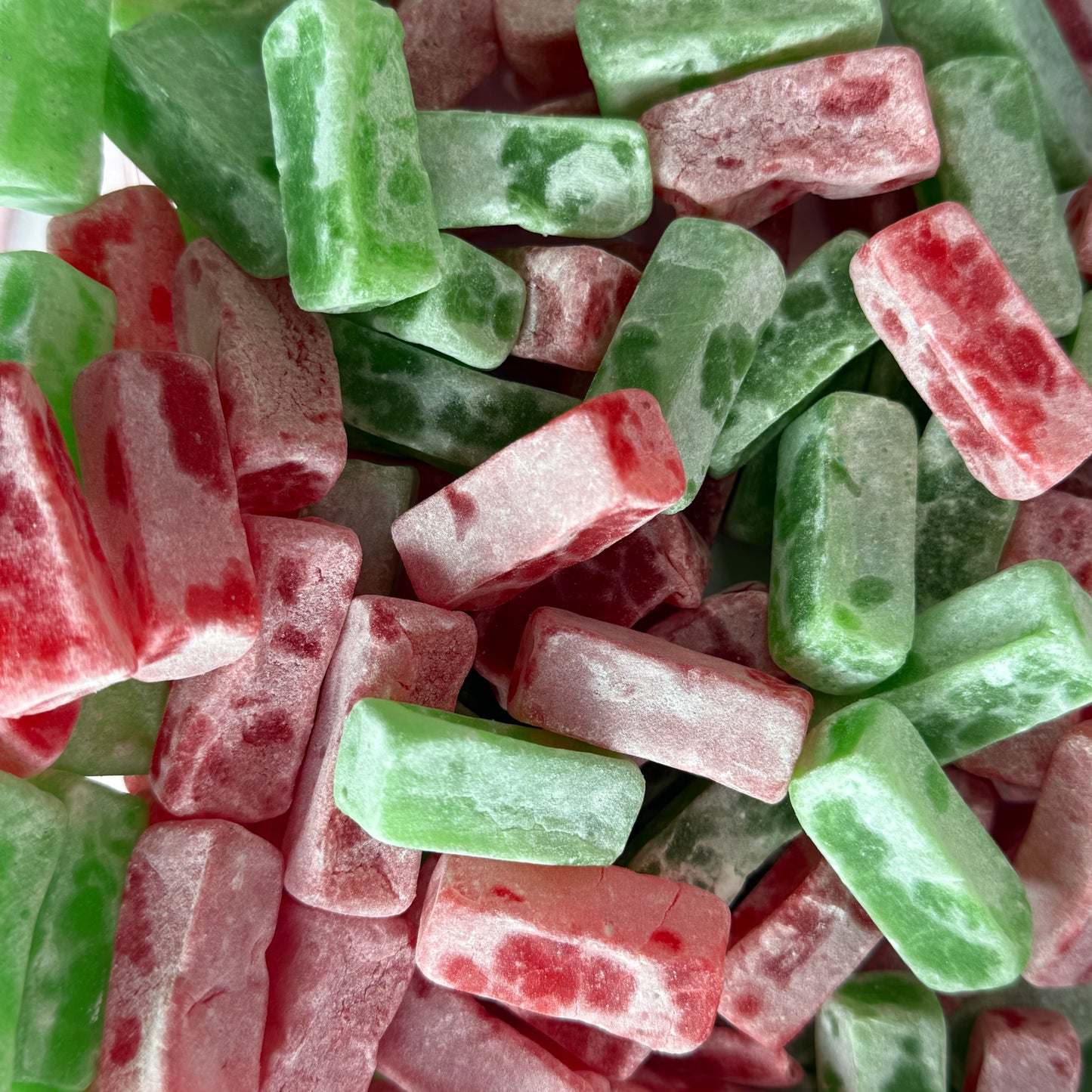 Żelki Cegiełki Jabłko Truskawka