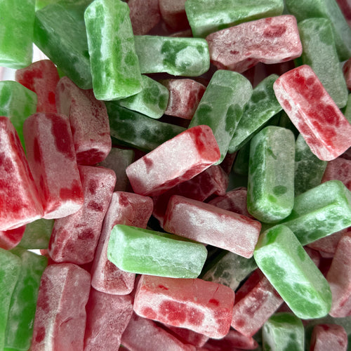 Żelki Cegiełki Jabłko Truskawka