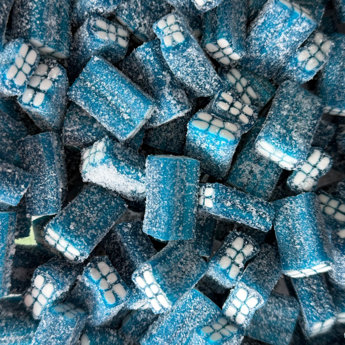 Żelki Cegiełki Niebieska Malina