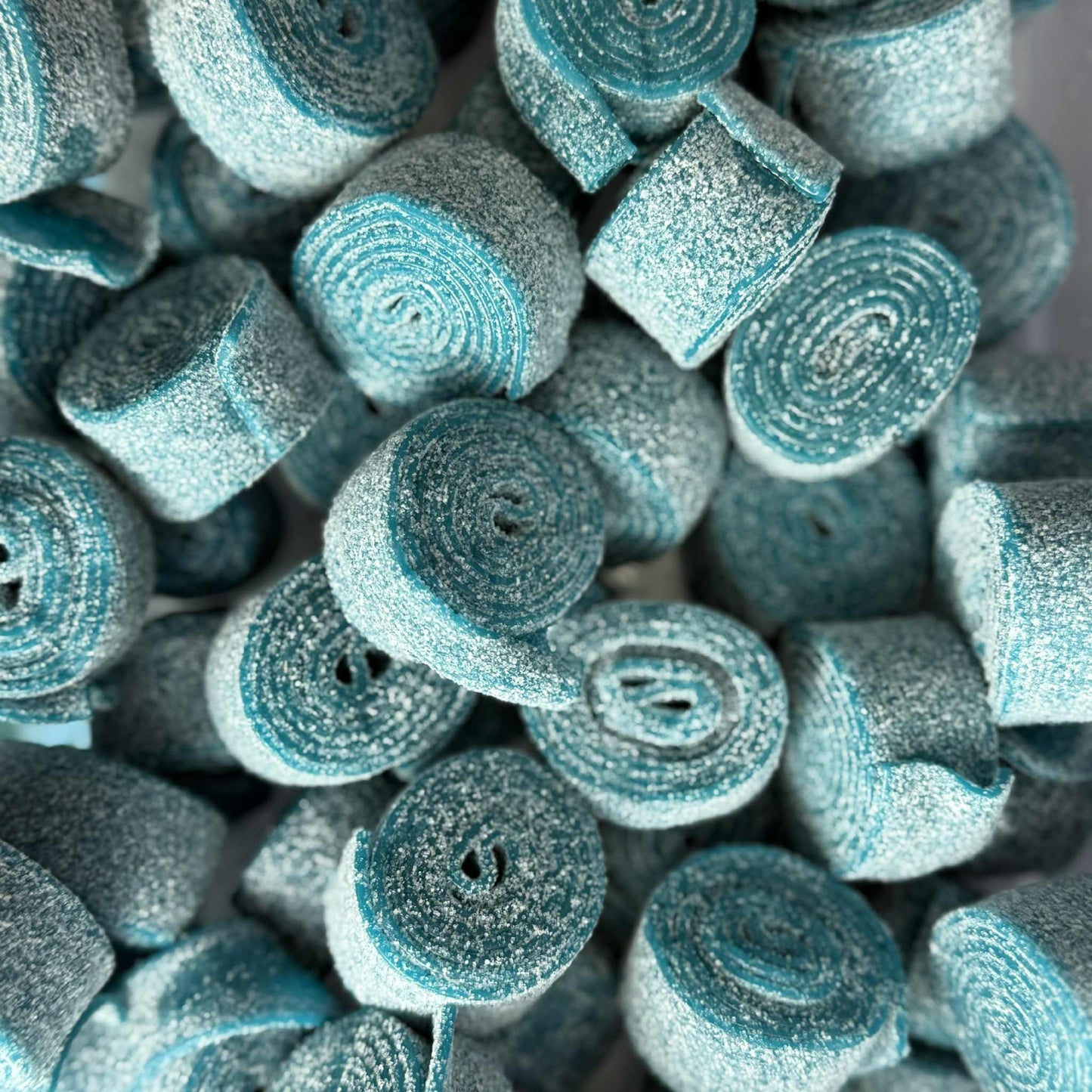 Żelki Rollery Niebieska Malina